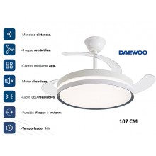Ventilador Techo Retractil Dw-5007 Daewoo