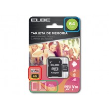 Tarjeta Micro Sd 64gb Msd-3064 Elbe*******