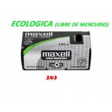 Pila Boton 389 Sr1130w Eco.maxell 10 Un.