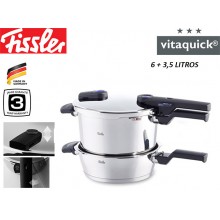 Set Olla Vitaquick Premium 6+3,5 L. Fissler